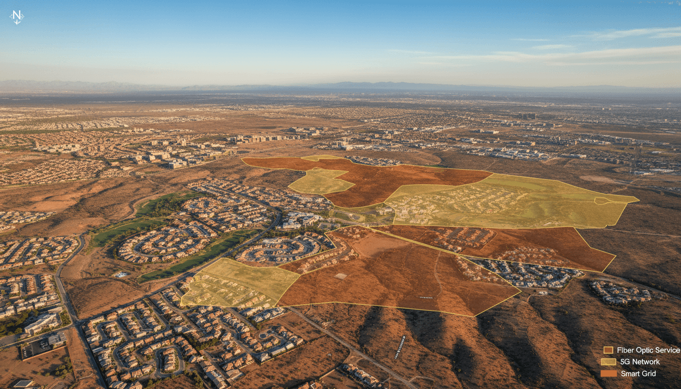 Phoenix service area map